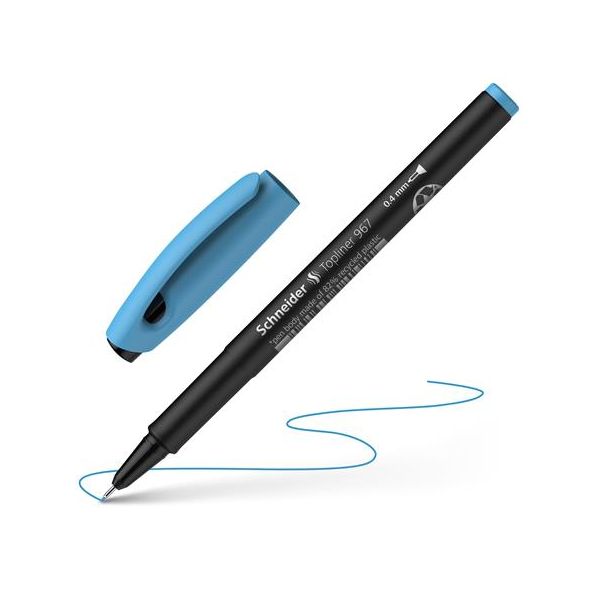 Liner, 0,4 mm, SCHNEIDER "Topliner 967", tyrkysový