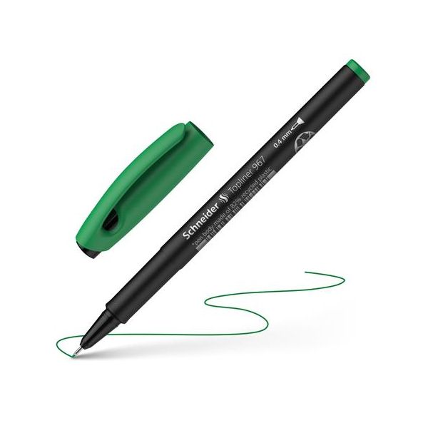 Liner, 0,4 mm, SCHNEIDER "Topliner 967", zelený