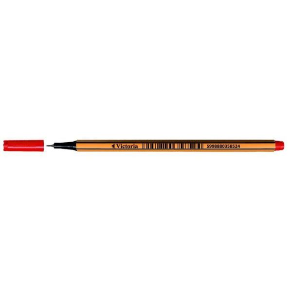 Liner, 0,4 mm, VICTORIA OFFICE, červená