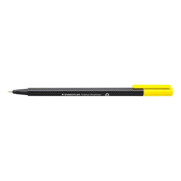 Liner, 0,3 mm, STAEDTLER "Triplus", žltý