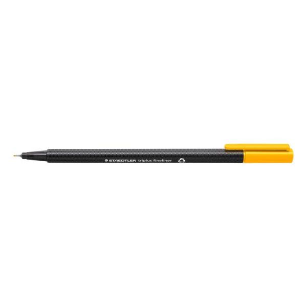 Liner, 0,3 mm, STAEDTLER "Triplus 334", slnečnicový