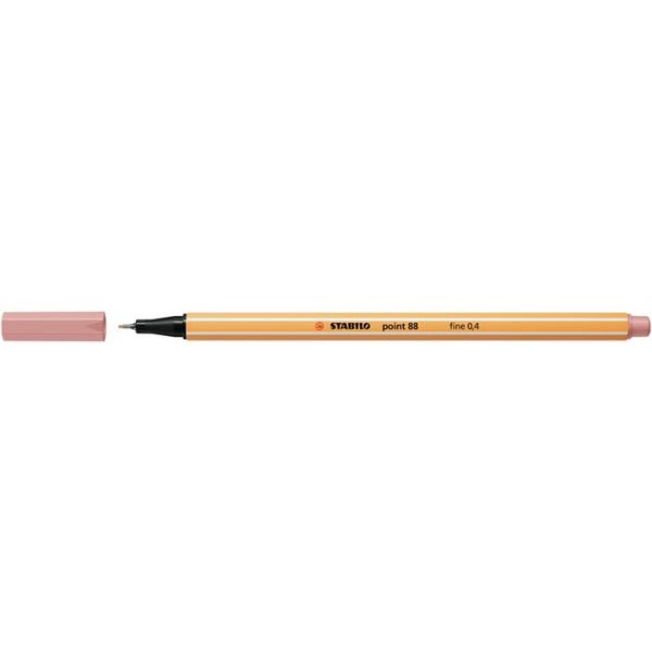 Liner, 0,4 mm, STABILO "Point 88", dawn červená