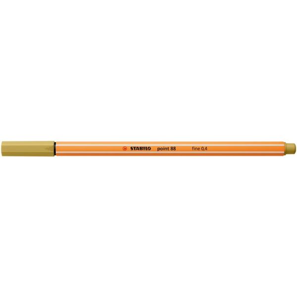 Liner, 0,4 mm, STABILO "Point 88", khaki