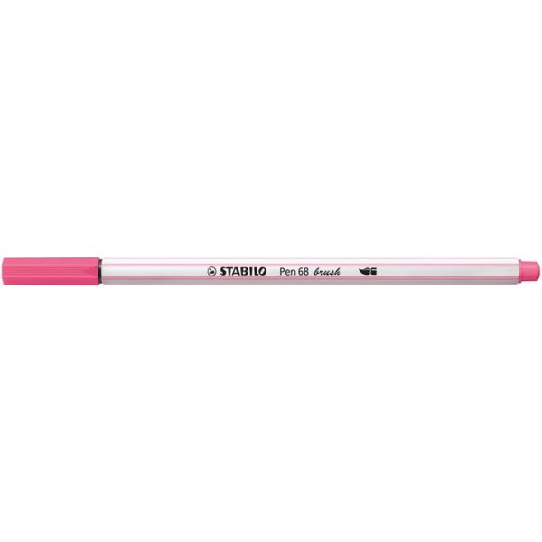 Vláknová fixka, STABILO "Pen 68 brush", pink