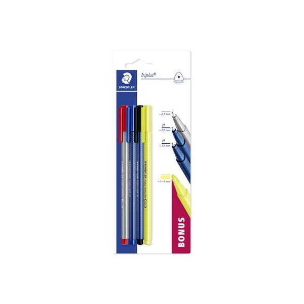 Sada písacích potrieb, 4-kusová, STAEDTLER "Triplus® multi set 34P1"
