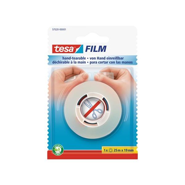 Lepiaca páska, 19 mm x 25 m, TESA "Tesafilm", priesvitná