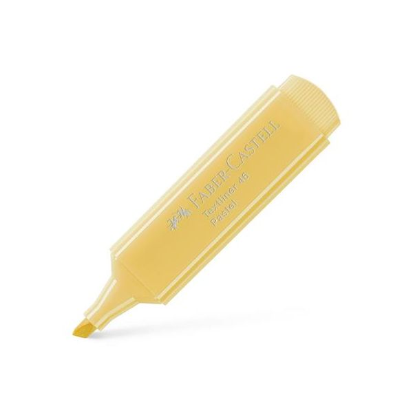 Zvýrazňovač, 1-5 mm, FABER-CASTELL "1546 Pastel", vanilkový