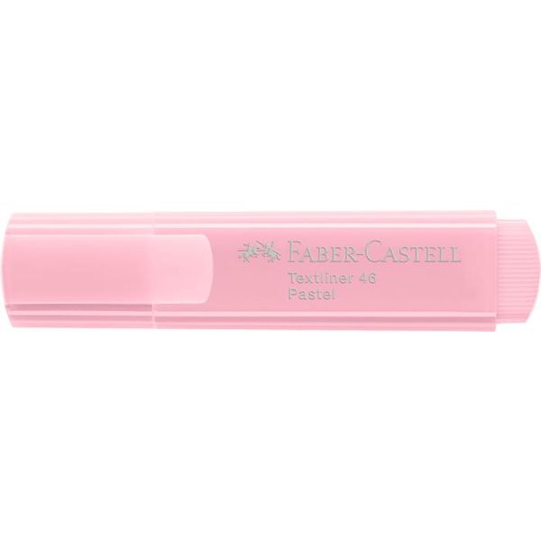Zvýrazňovač, 1-5 mm, FABER-CASTELL "1546 Pastel", pastelovo ružová