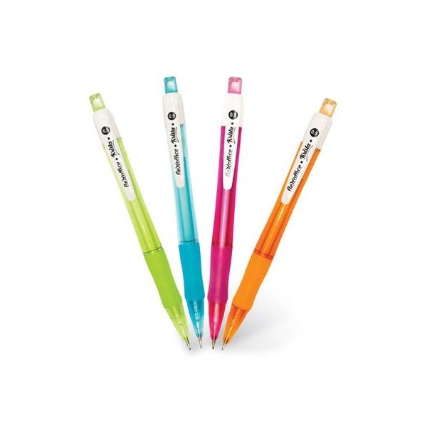 Mikroceruzka, 0,5 mm, FLEXOFFICE "Krista", rôzne farby