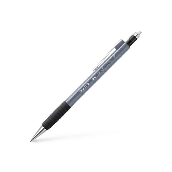 Mikroceruzka, 0,5 mm, FABER-CASTELL "Grip 1345", sivá