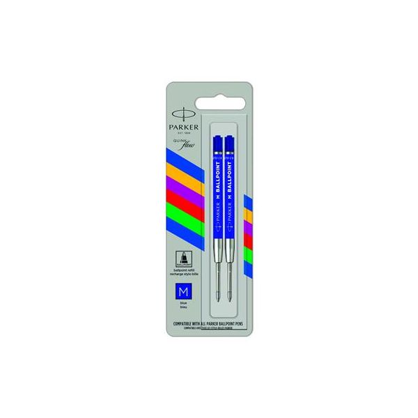 Náplň do guľôčkových pier, M, economy, PARKER "Royal", modrá