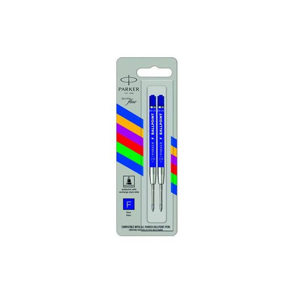 Náplň do guľôčkových pier, F, economy, PARKER "Royal", modrá