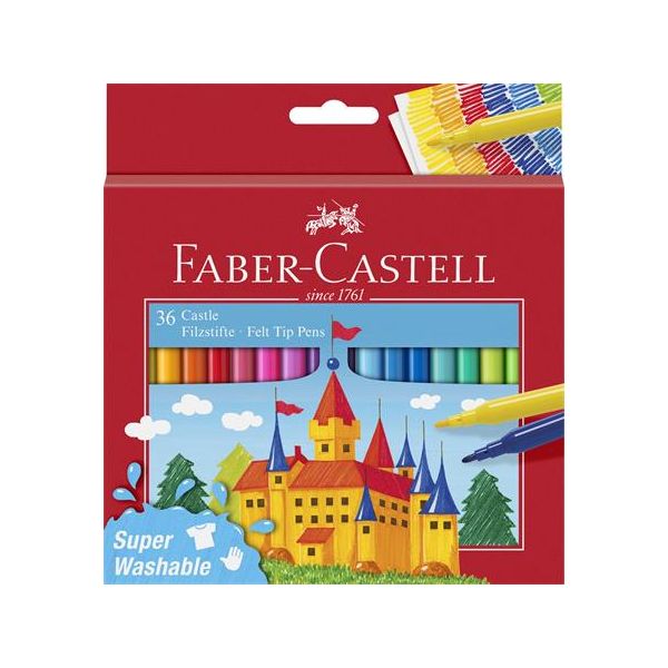 Fixky, sada, FABER-CASTELL, 36 rôznych farieb "Castle", 36ks