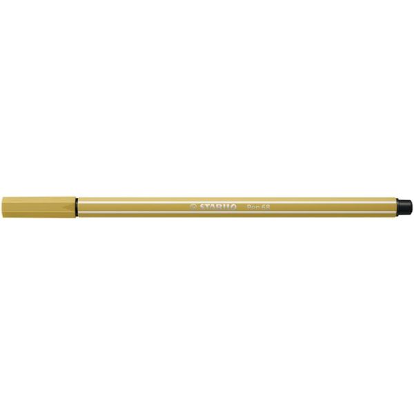 Popisovač, 1 mm, STABILO "Pen 68", khaki