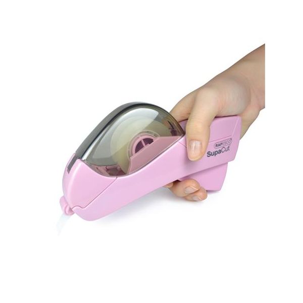 Dispenzor na lepiacu pásku, RAPESCO „SupaCut”, svetloružový
