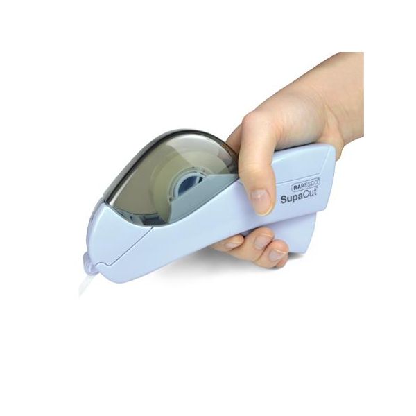 Dispenzor na lepiacu pásku, Rapesco „SupaCut”, svetlomodrý