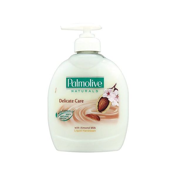 Tekuté mydlo, 0,3 l, PALMOLIVE Delicate Care "Almond milk"
