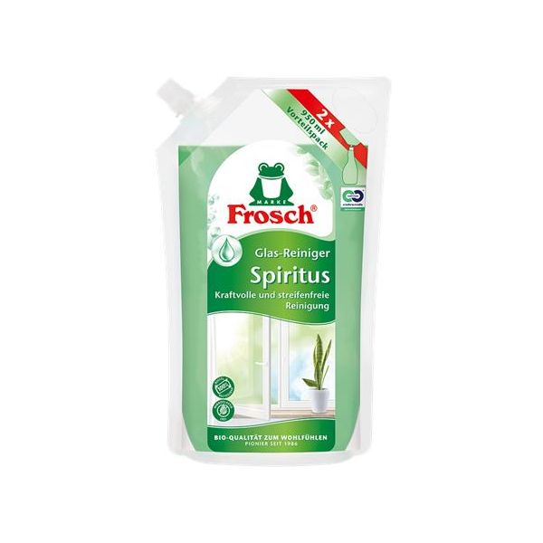 Čistiaci prostriedok na okná, s liehom, 950 ml, náhradná náplň, FROSCH