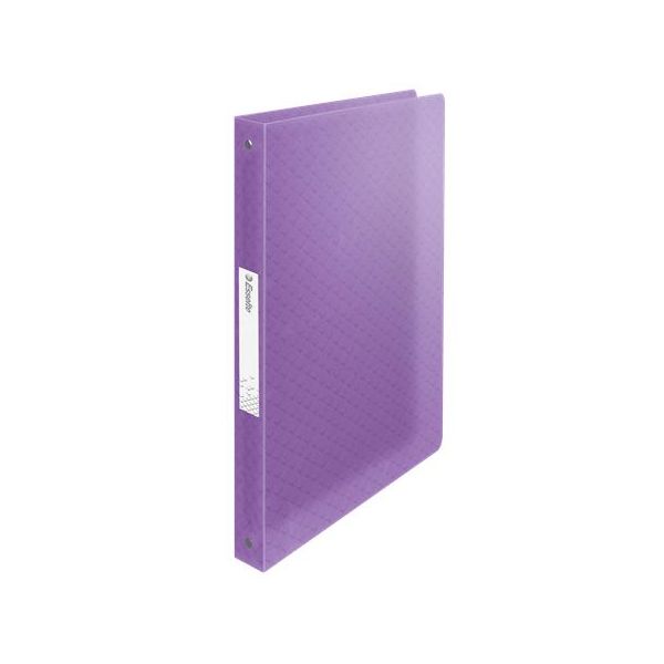 Krúžkový šanón, 4 krúžky, 25 mm, A4, PP, ESSELTE "Colour`Breeze", levanduľový