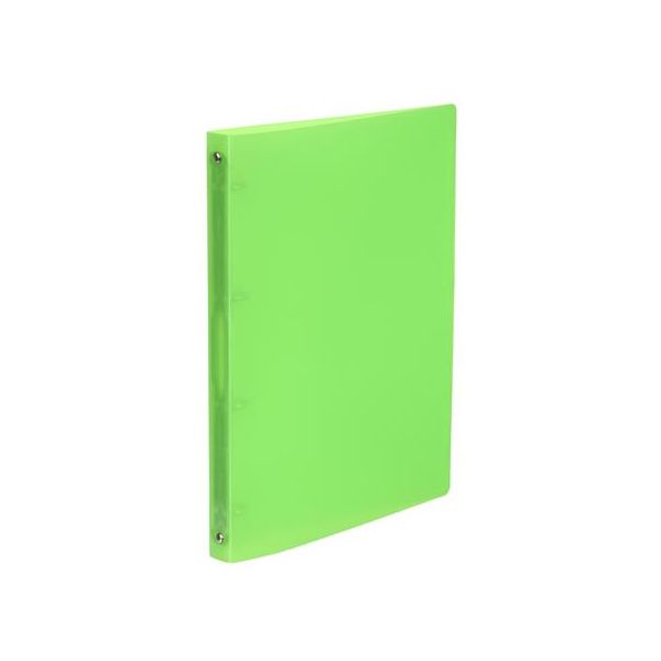 Krúžkový šanón, 4 krúžky, 25 mm, A4, PP, VIQUEL "Propyglass", zelená