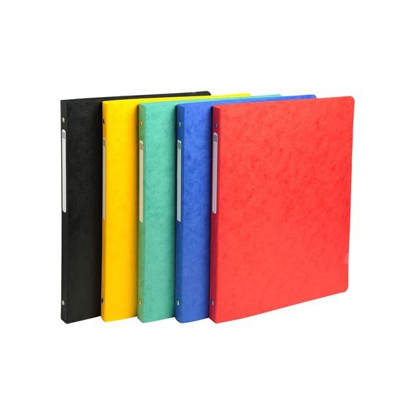 Krúžkový šanón, 4 krúžky, 20 mm, A4, kartón, EXACOMPTA, mix farieb