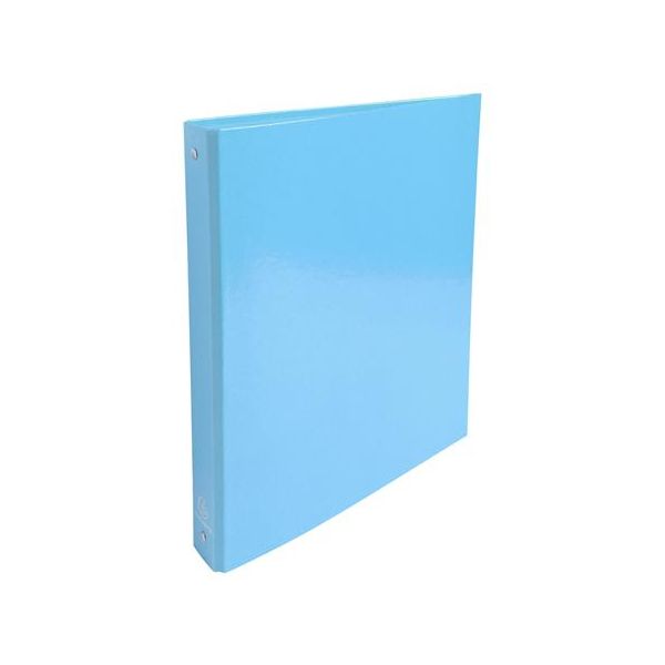 Krúžkový šanón, 4 krúžky, 40 mm, kartón, EXACOMPTA "Iderama", svetlomodrý