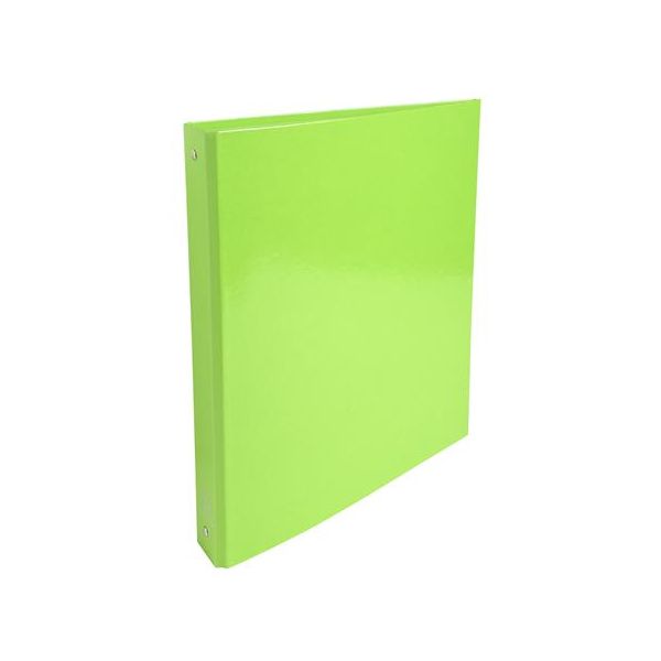 Krúžkový šanón, 4 krúžky, 40 mm, kartón, EXACOMPTA "Iderama", limetkový