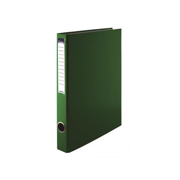 Krúžkový šanón, 2 krúžky, 35 mm, A4, PP/kartón, VICTORIA OFFICE, zelený