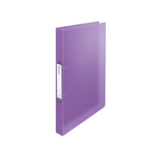 Krúžkový šanón, 2 krúžky, 25 mm, A4, PP, ESSELTE "Colour`Breeze", levanduľový