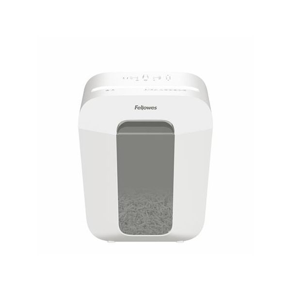 Skartovací stroj, konfety, 9 listov, FELLOWES "Powershred® LX50", biela