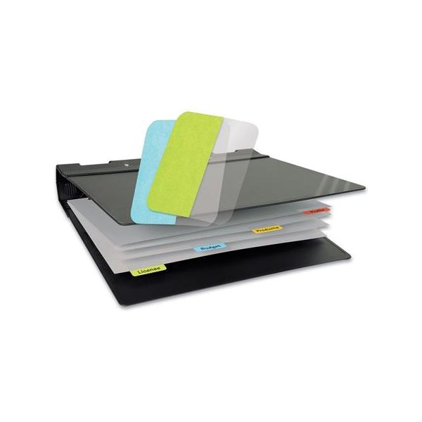 Záložky, plastové, 4x12 záložiek, 12x 40mm, DJOIS, mix