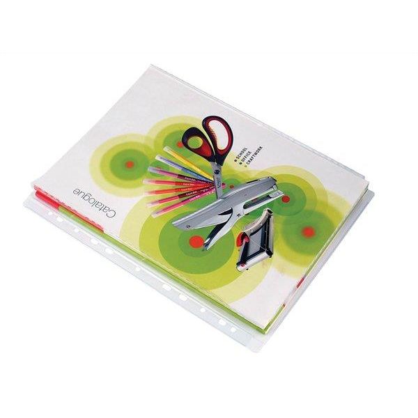 Euroobal na katalógy, A4, 100 mikr., číry, 20 mm, VICTORIA OFFICE