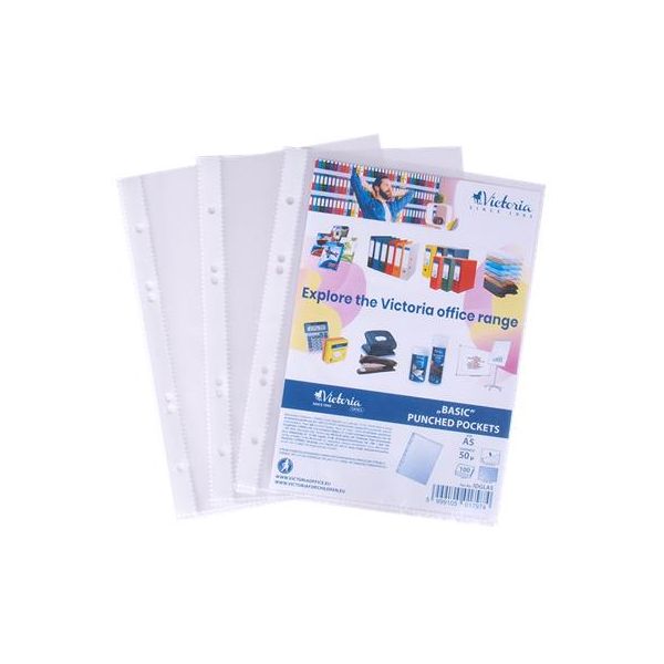 Euroobal, A5, 50 mikr., drsný povrch, VICTORIA OFFICE