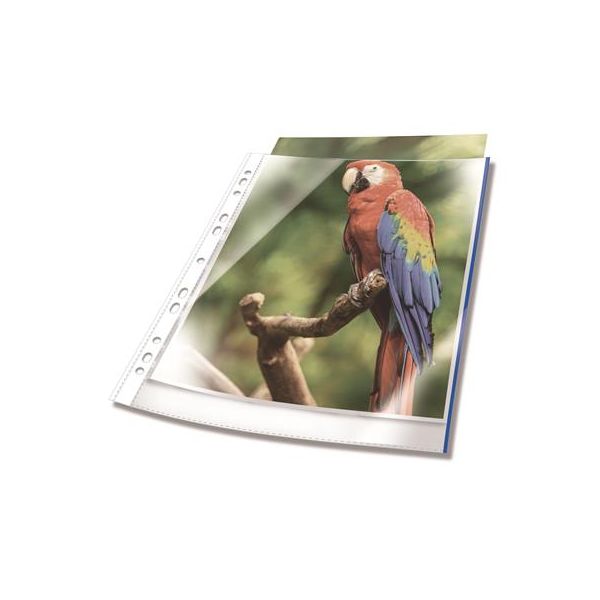 Euroobal, PP, A4, 80 mikr., DURABLE "Prémium", modrý