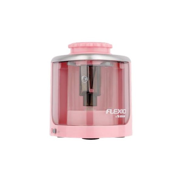 Strúhadlo, elektrické, stolové, FLEXOFFICE "Flexio", ružové