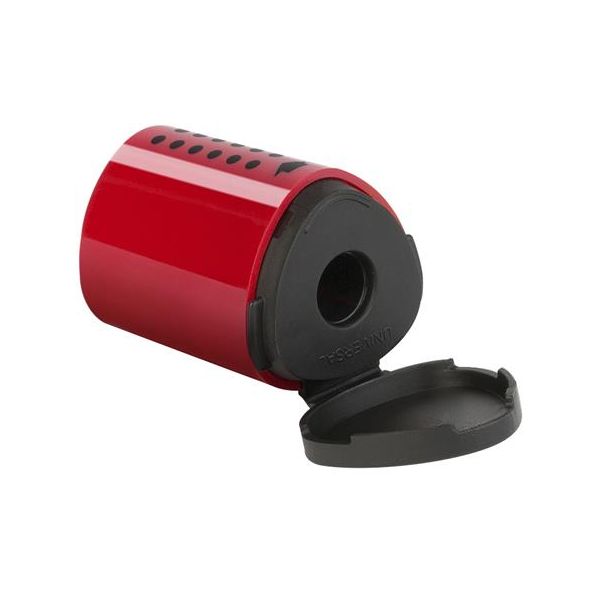 Strúhadlo, jednodierové, so zásobníkom, FABER-CASTELL, "Grip 2001 mini", rôzne farby