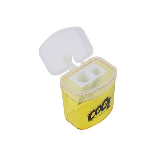 Strúhadlo, dvojdierové, so zásobníkom, COOL BY VICTORIA, mix farieb