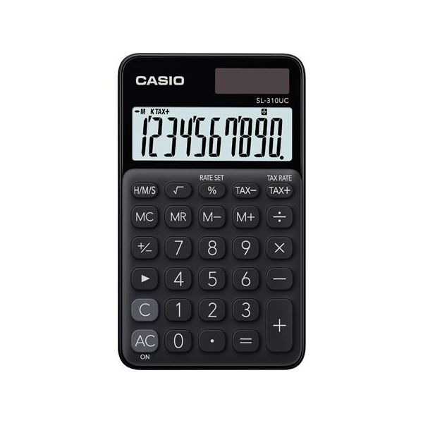 Vrecková kalkulačka, 10-miestna, CASIO "SL 310", čierna