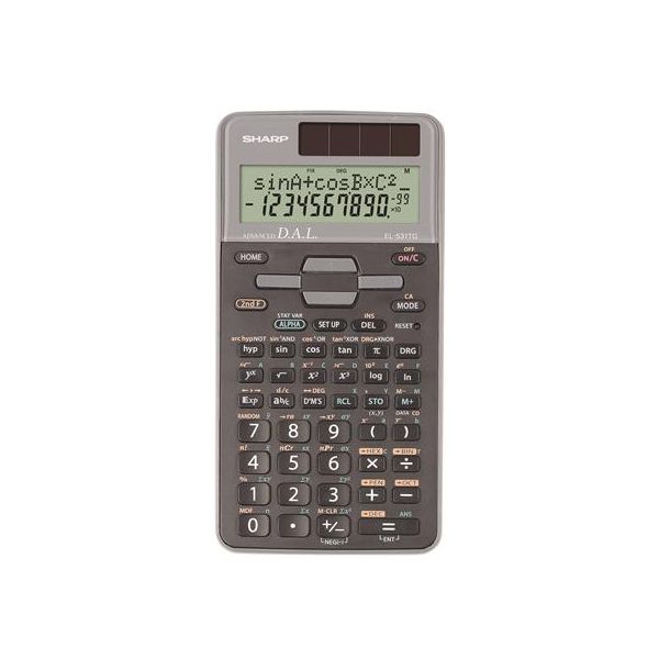 Kalkulačka, vedecká, 273 funkcií, SHARP "EL-531", sivá