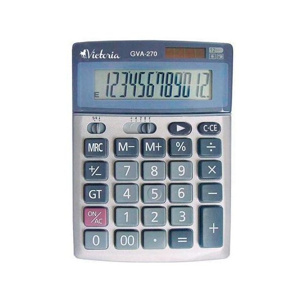 Kalkulačka, stolová, 12 miestny, VICTORIA OFFICE "GVA-270"