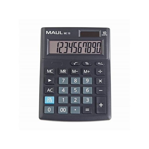 Kalkulačka, stolová, 10 miestny displej, MAUL "MC 10"