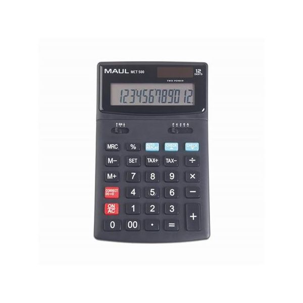 Kalkulačka, stolová, 12 miestny displej, MAUL "MCT 500"