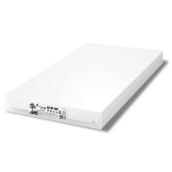 Kancelársky papier, recyklovaný, A3, 80 g, VICTORIA PAPER "Balance Green"