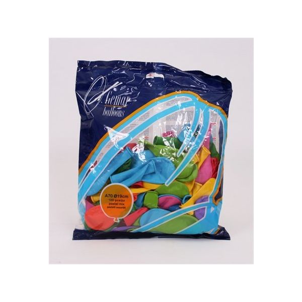 Balón, 18 cm, mix farieb