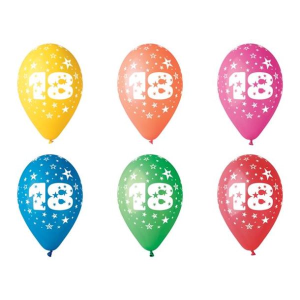 Balón, 26 cm, s číslo: 18