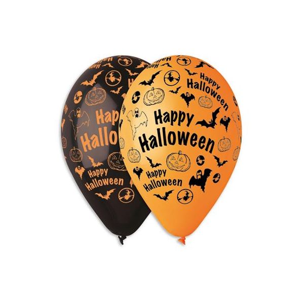 Balón, 30 cm, "Happy Halloween"