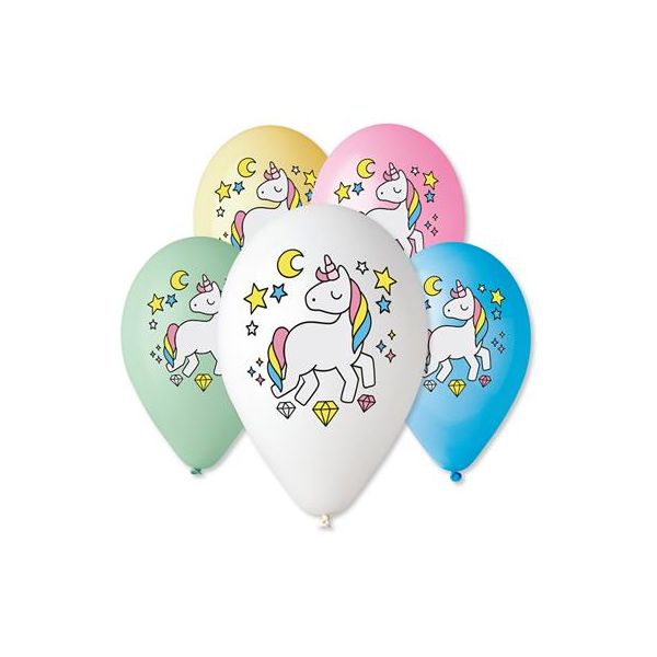 Balón, 30 cm, jednorožec