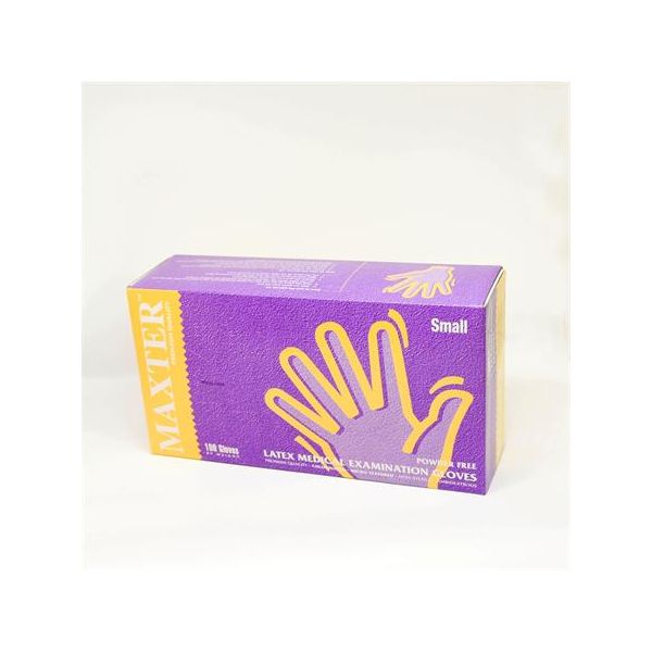 Ochranné rukavice, jednorazové, latexové, 5,7 g, veľkosť XL, 100 ks, nepudrované, béžové