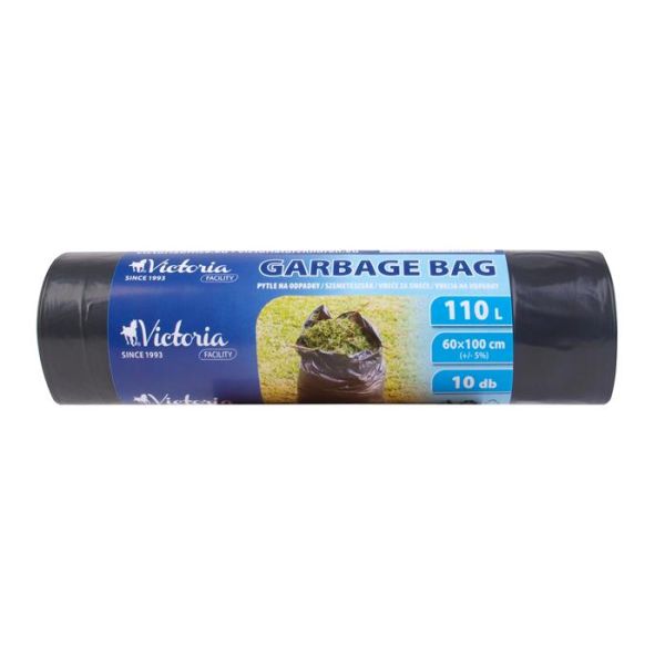 Vrecia na odpadky, 110 l, 10 ks, VICTORIA FACILITY