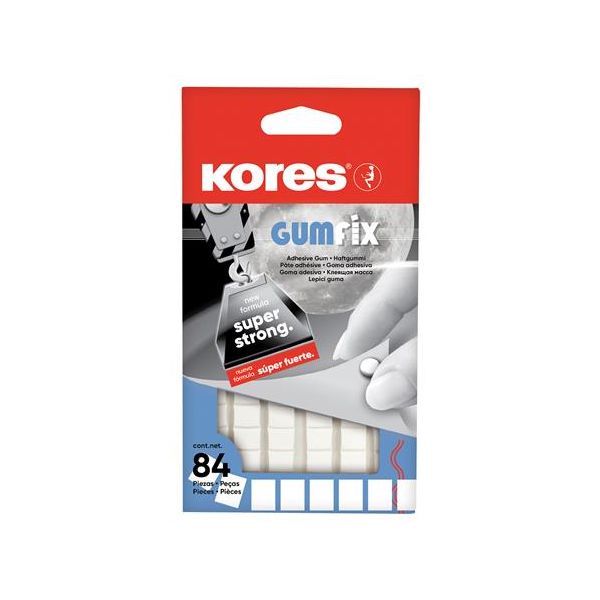 Lepiaca hmota, 84 kociek/balenie, KORES "Gumfix"